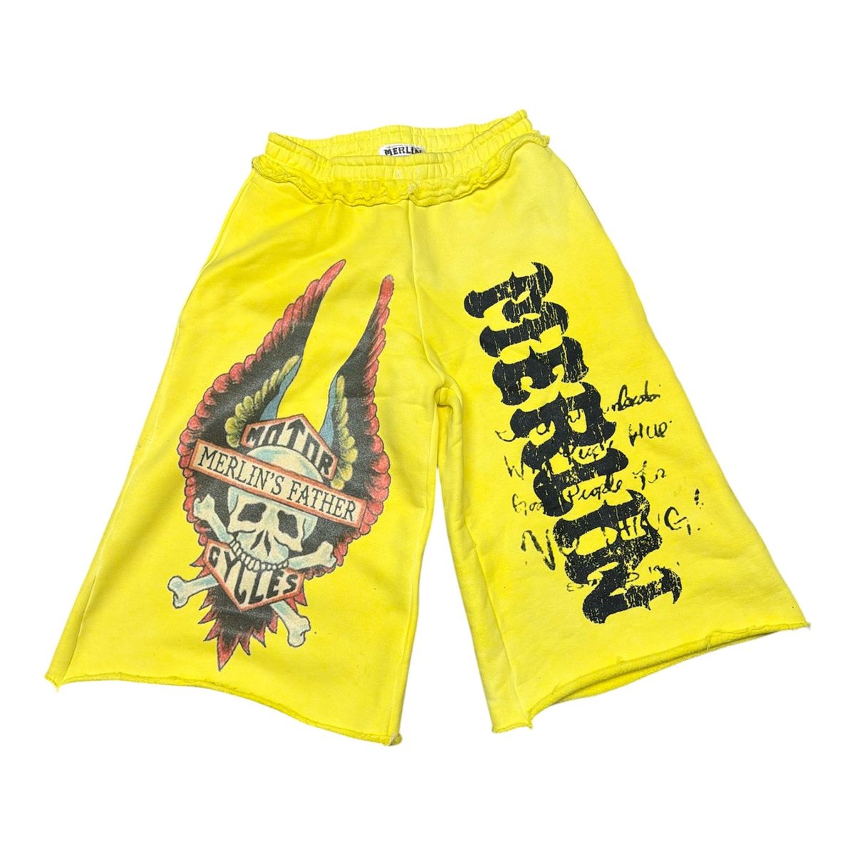 Merlin - Merlin Moto Shorts Lemon Yellow