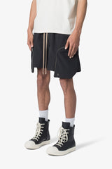 MNML - Front Pocket Geo Shorts - Black