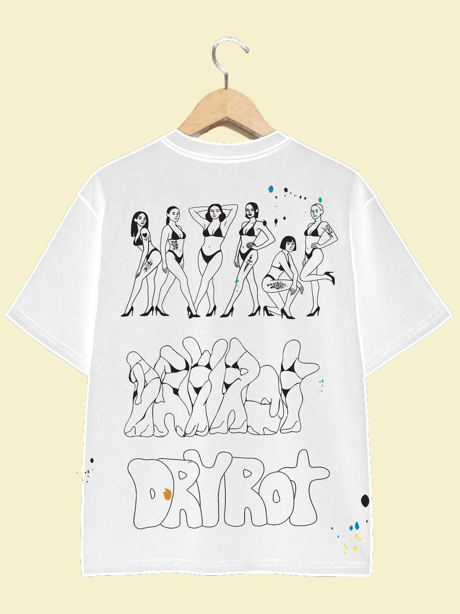 DRY ROT -  DIRTY SILO TEE WHITE