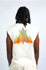 PM - DEF MONEY SLEEVELESS TEE - IVORY
