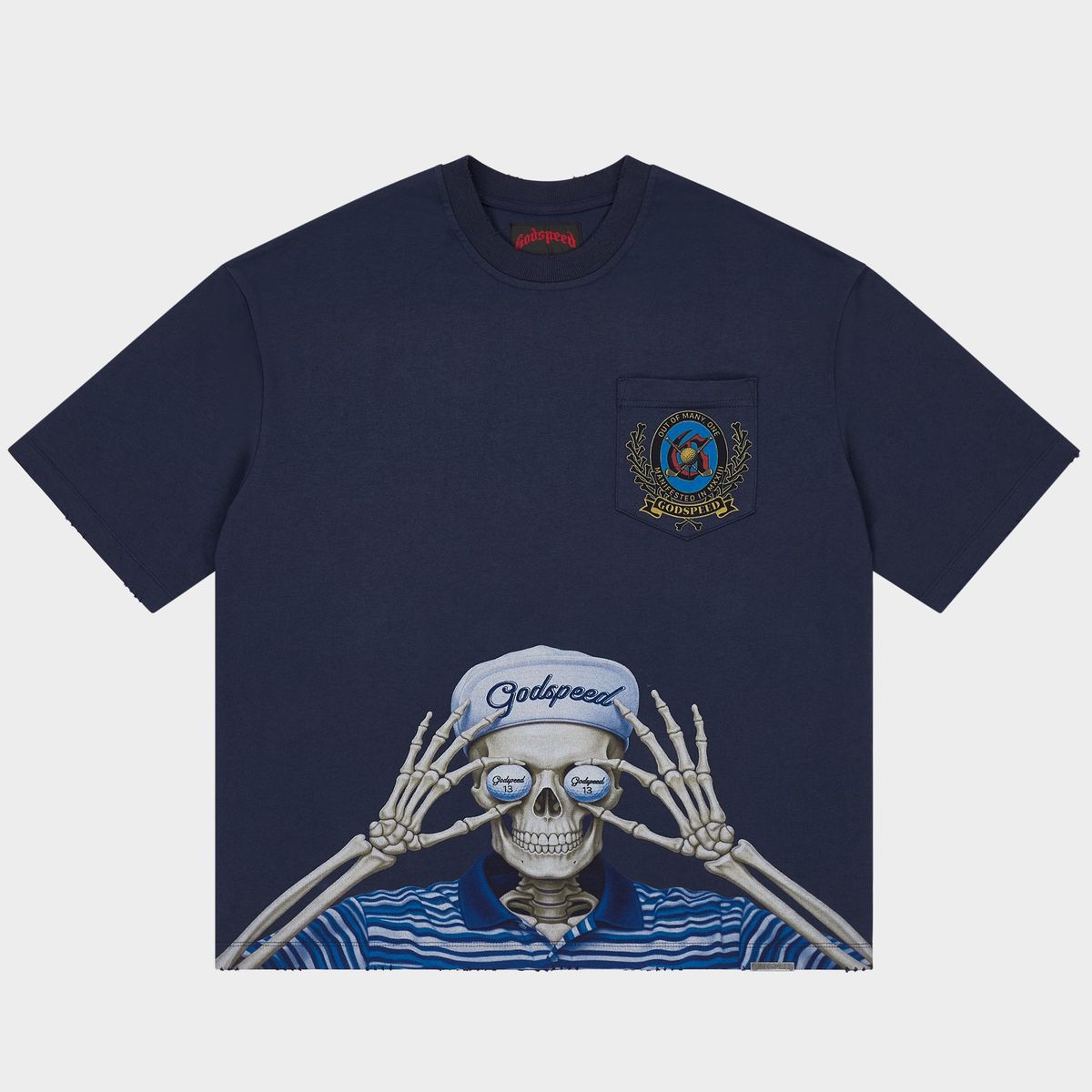 GODSPEED - Golf Days Pocket T-shirt (Navy)