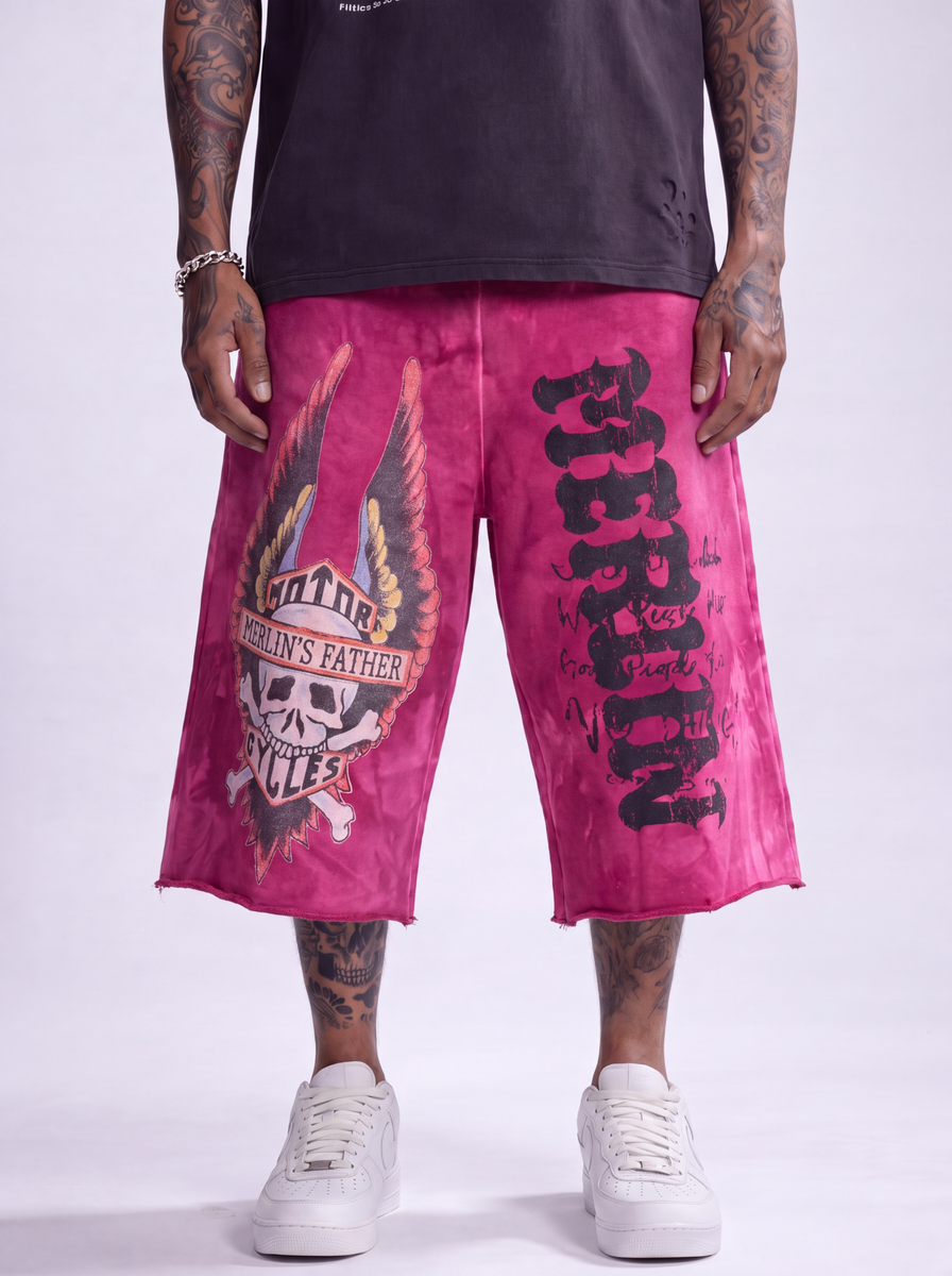 Merlin - Merlin Moto Shorts Ruby Red