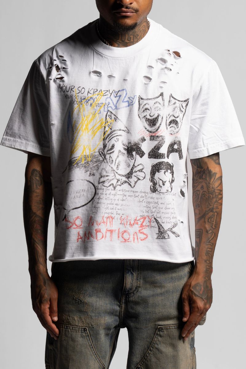 KRAZY AMBITIONS - Hand Drawn Tee