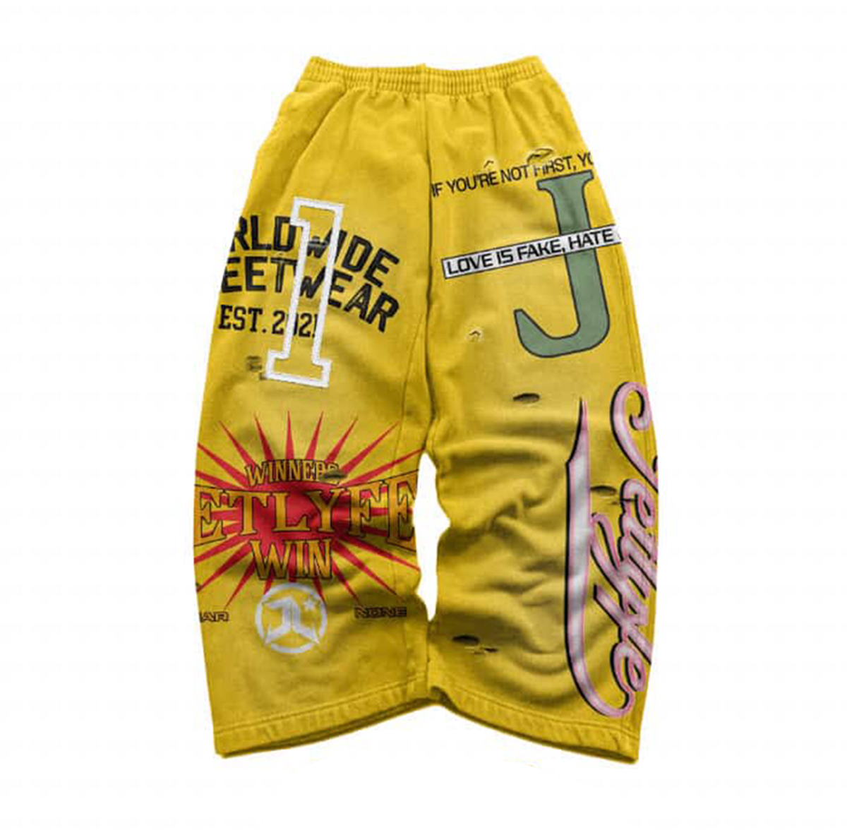 JL - WINNERS WIN JOGGER - YELLOW