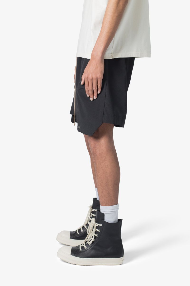 MNML - Front Pocket Geo Shorts - Black