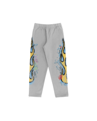 ARRIVAL - GREY YEARBOOK SWEAT PANTS