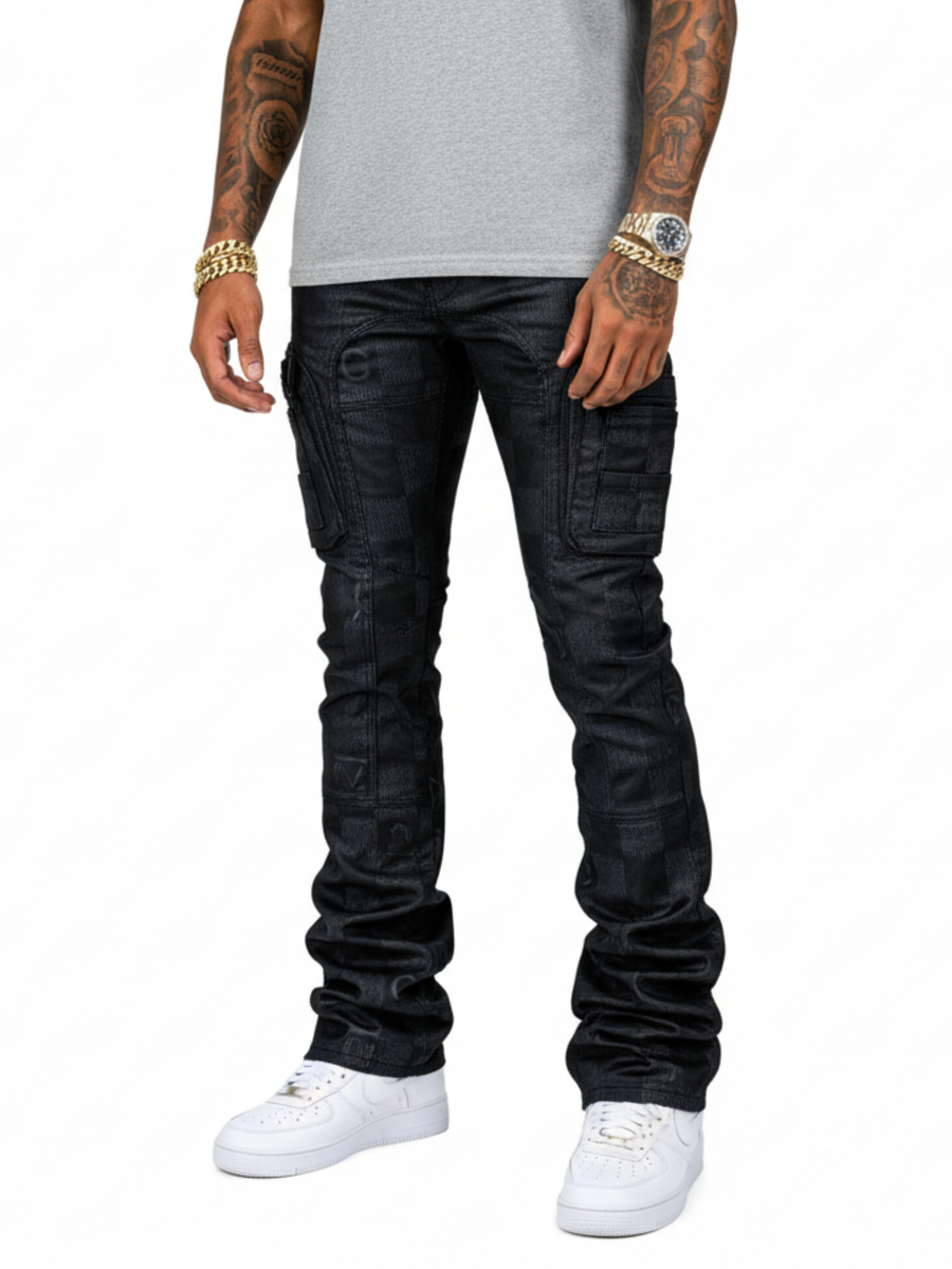 VICIOUS- WAX COATED & PRINTED CARGO STACK
