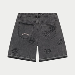 GOD SPEED - Infinity Denim Shorts - GREY