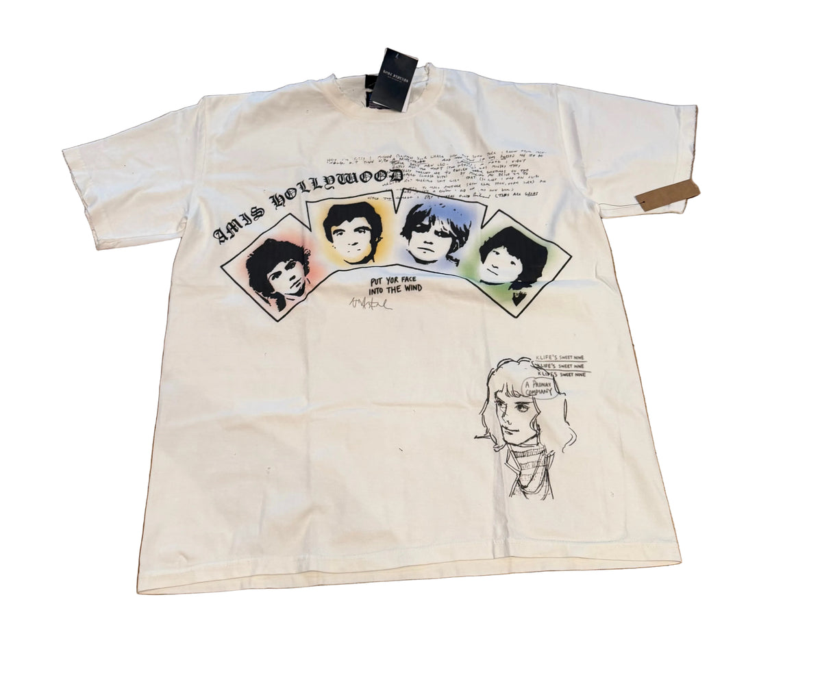 AMIS ET FLEURS - FACE IN THE WIND TEE