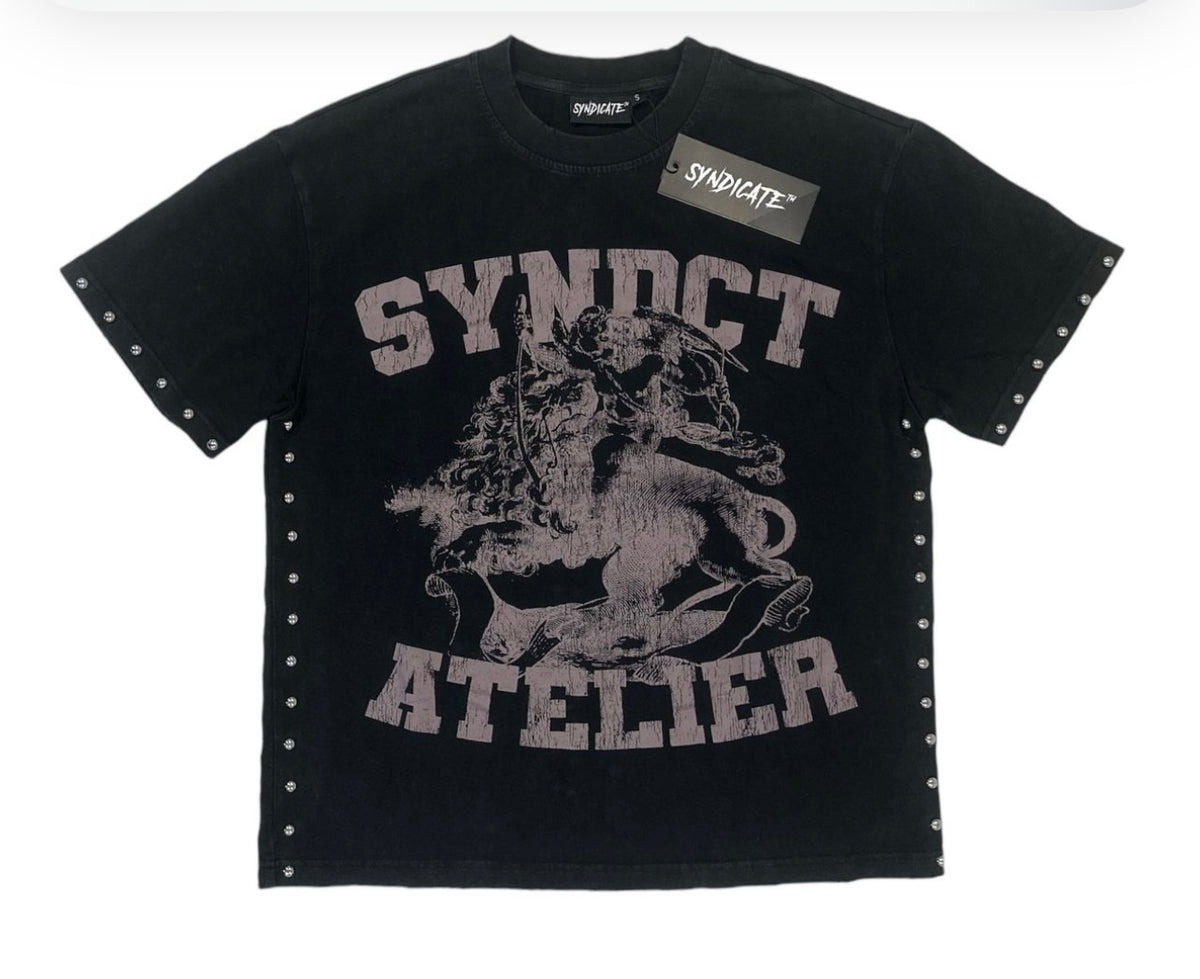 SYNDICATE - Atelier Tee" Black