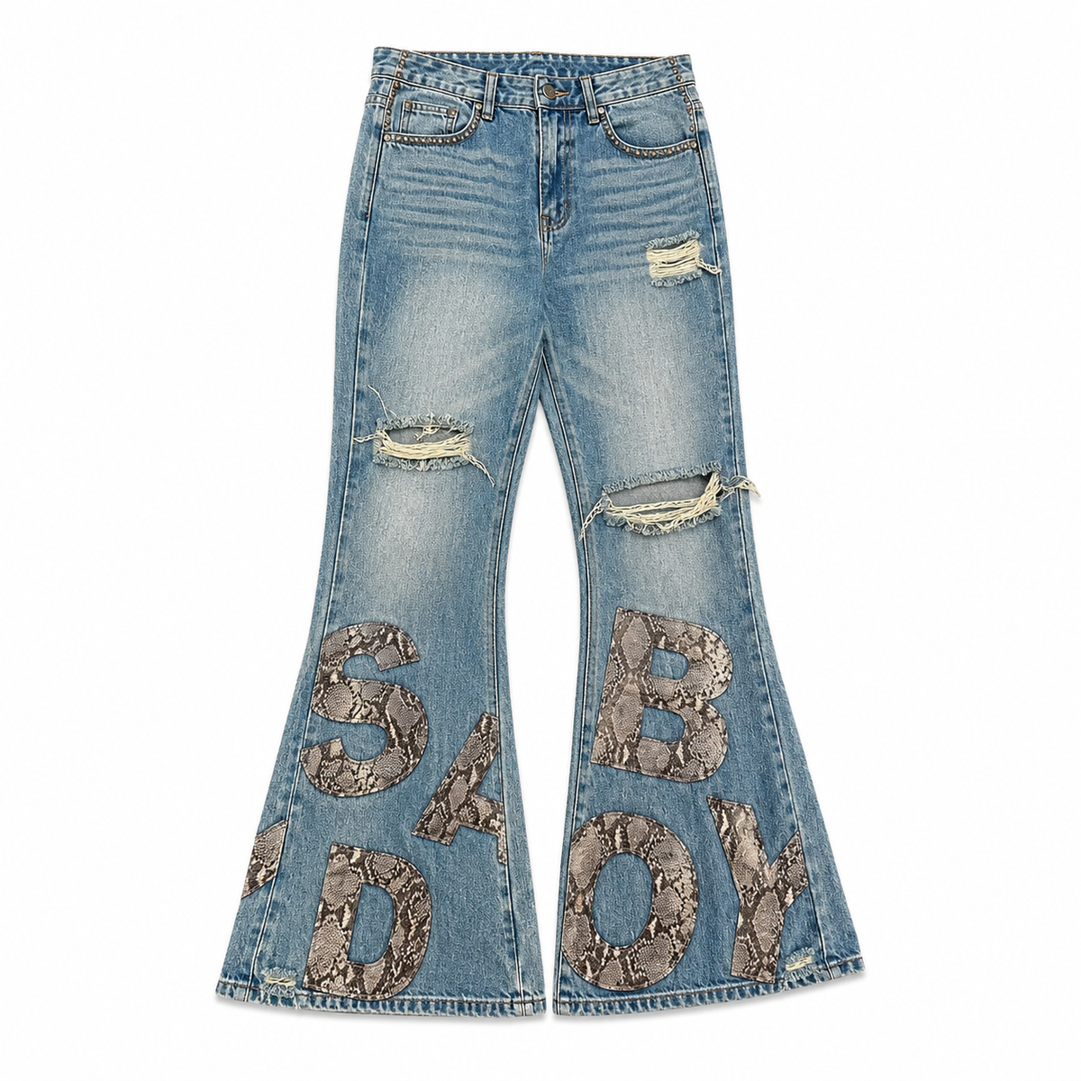 SAD BOY SAGA - MARLEY DENIM Snakeskin