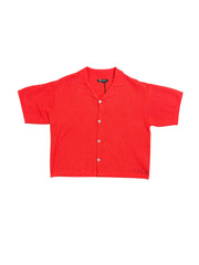 VALABASAS - DEALBREAKER" BUTTON DOWN RED