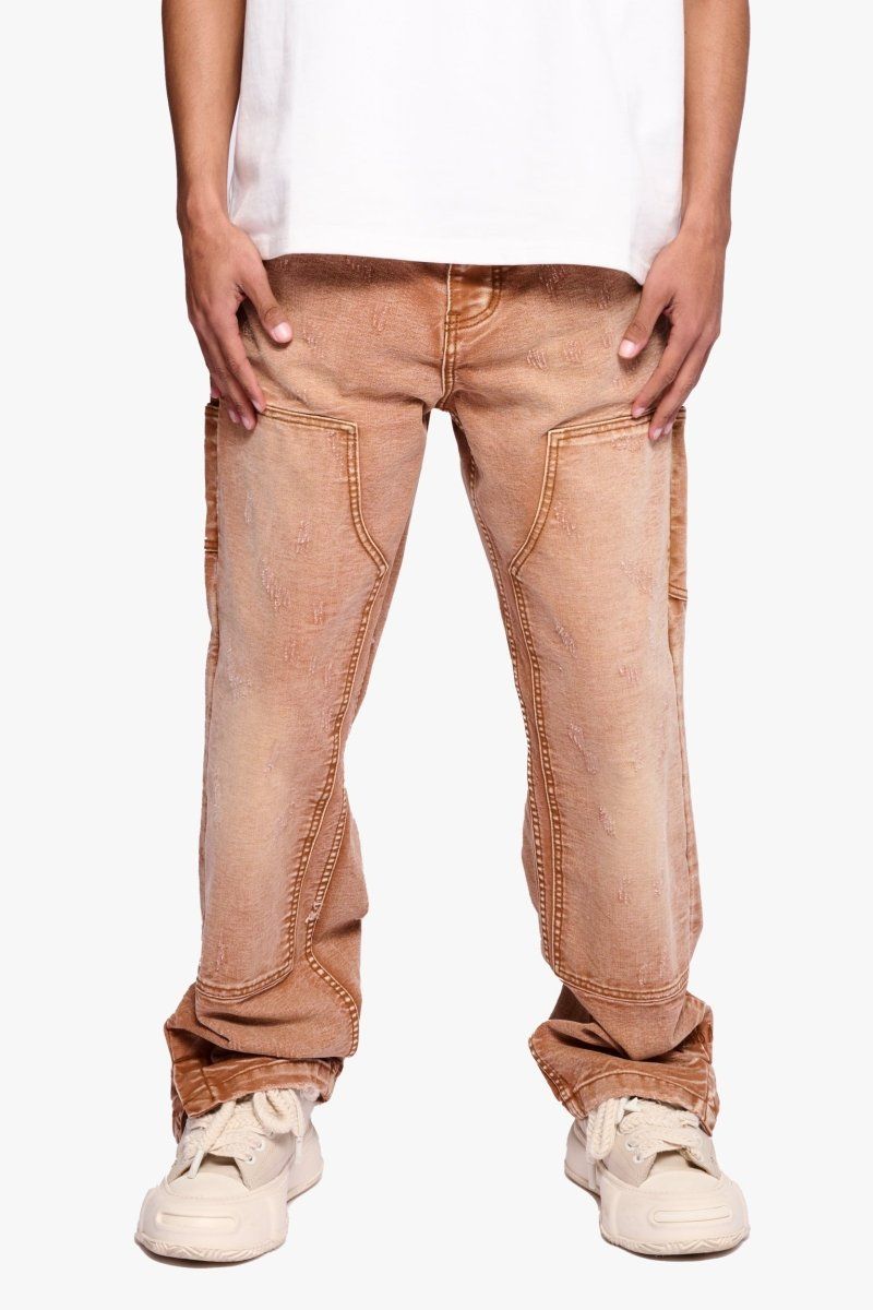 VALABASAS- Hound Straight Jeans Brown