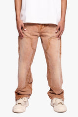 VALABASAS- Hound Straight Jeans Brown
