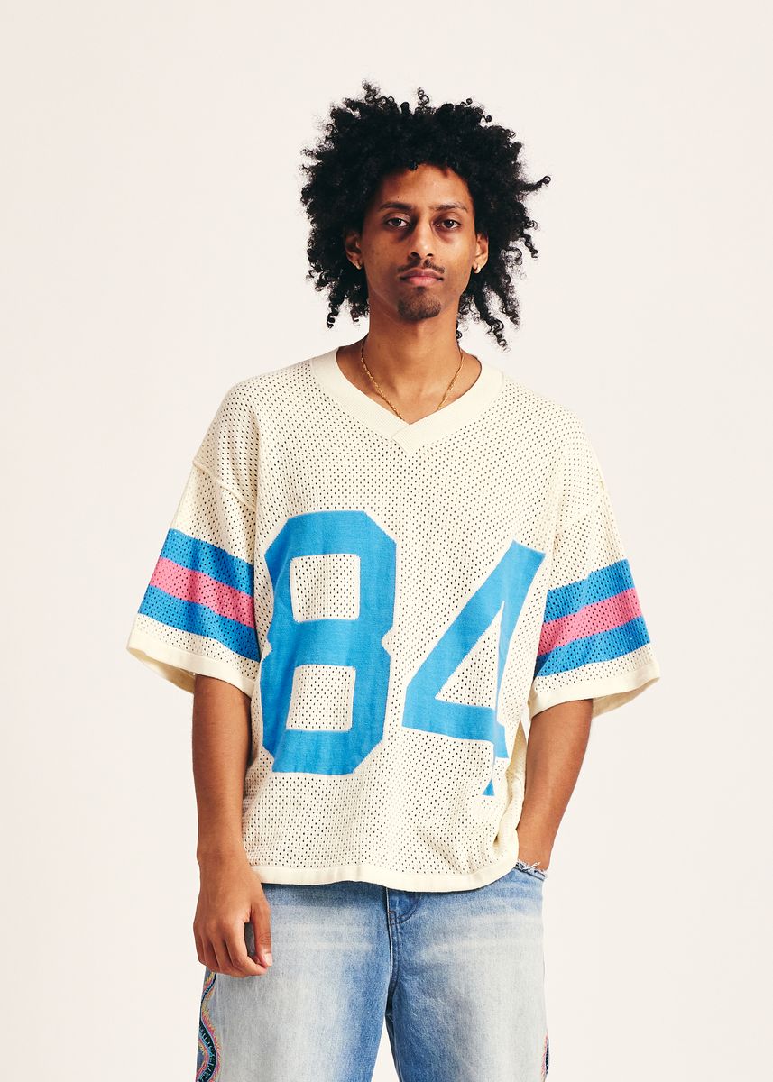 DSM - JERSEY - White blue