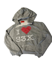AV3RI - I LOVE SEX HOODIE - GREY