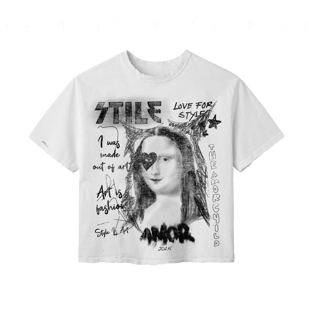 Stileamor - WHITE MONLISA TEE