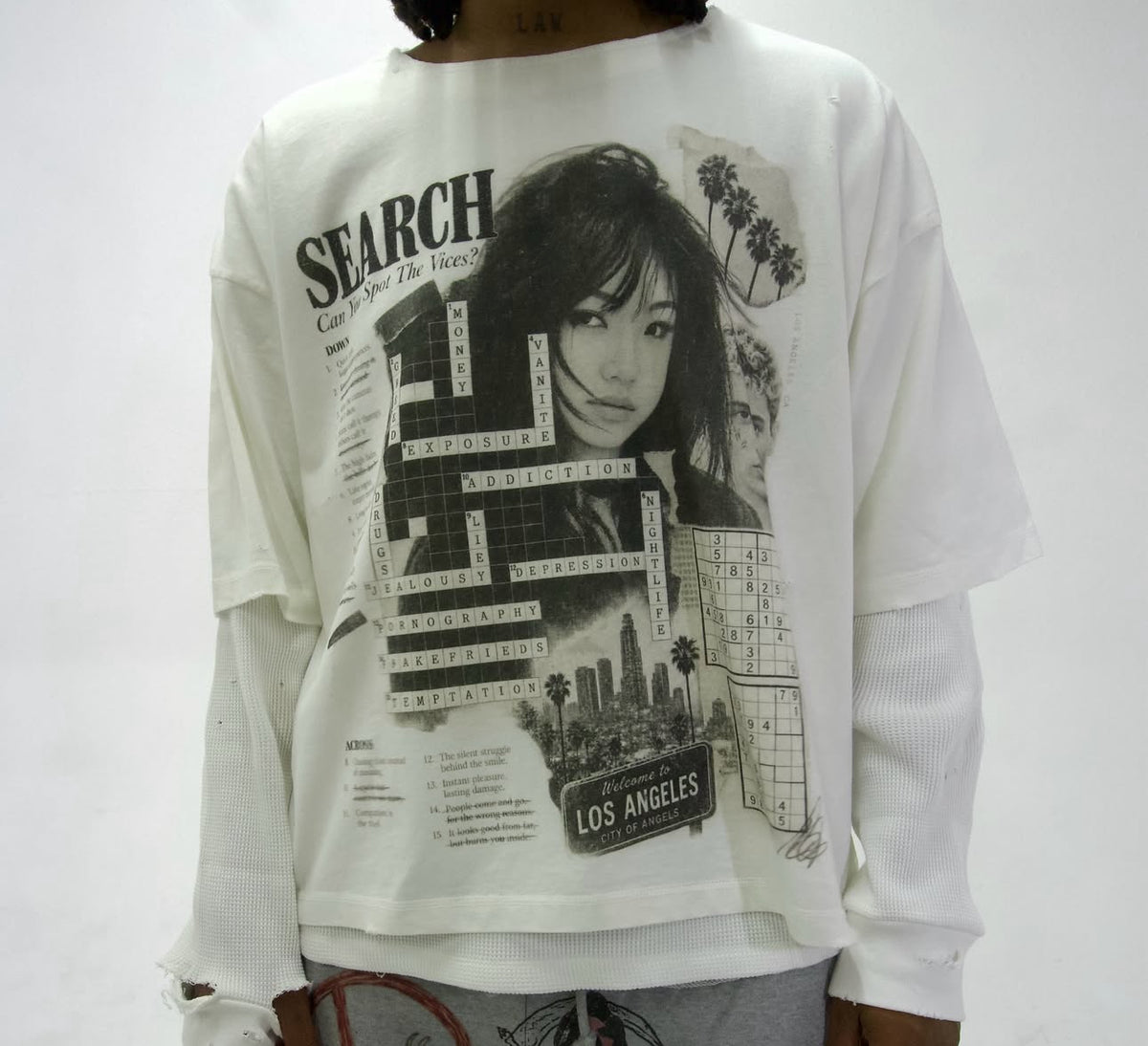 AMIS ET FLEURS - VICES L/S TEE
