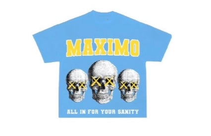 MAXIMO TSHIRT - ALL IN - BLUE