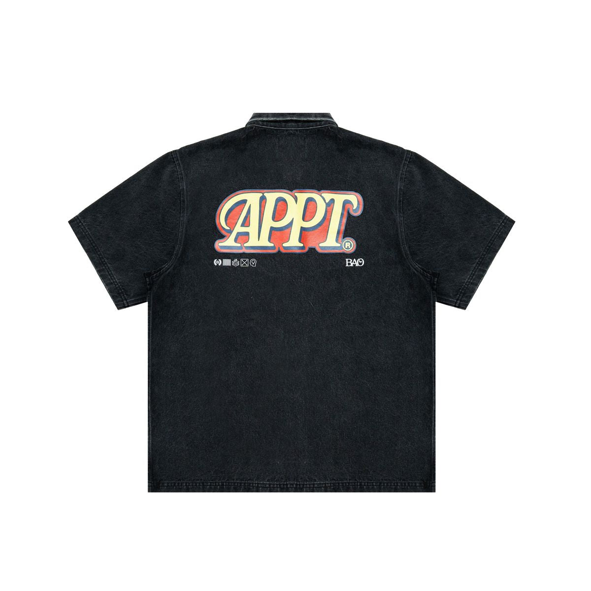 APPT - SYNC BUTTON UP - BLACK DENIM