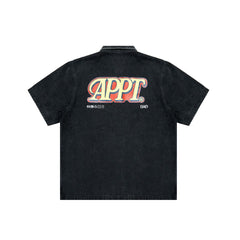 APPT - SYNC BUTTON UP - BLACK DENIM