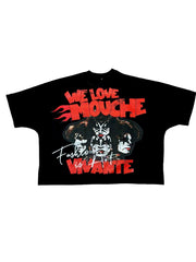 MadeByTrezz - Mouche Vivante “KISS” Oversized Heavyweight Tee by MadeByTrezz