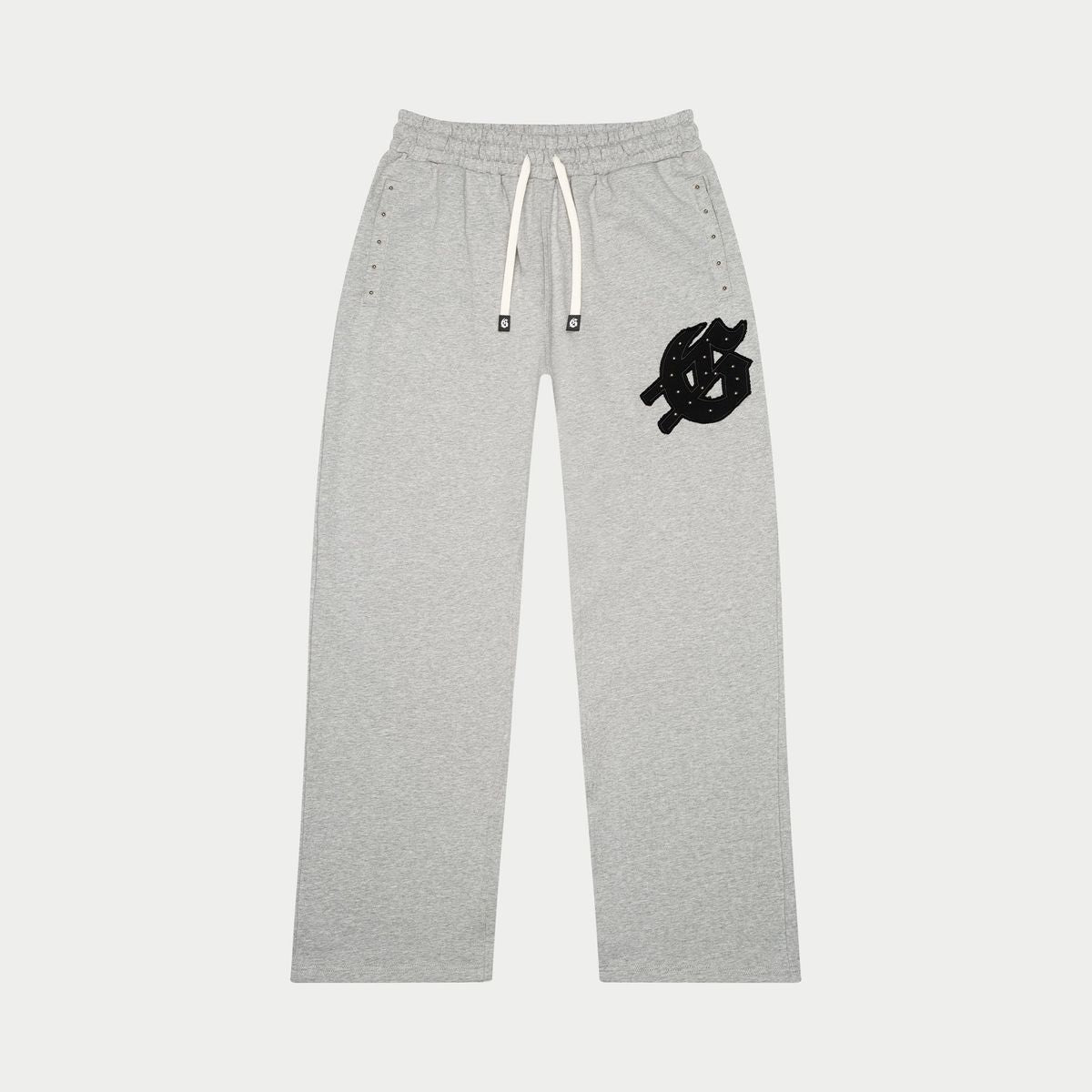 GOD SPEED - Symmetric Studded Joggers (Grey/Black)