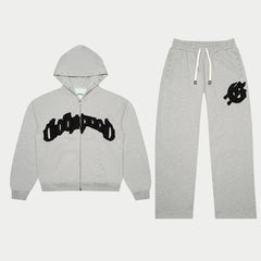 GOD SPEED - Symmetric Studded Joggers (Grey/Black)