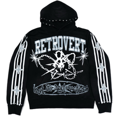 RETROVERT - DESTRUCTION HOODIE BLACK