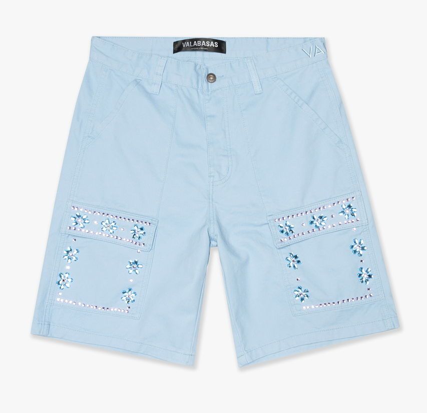 VALABASAS - DENSE" SHORTS - BLUE