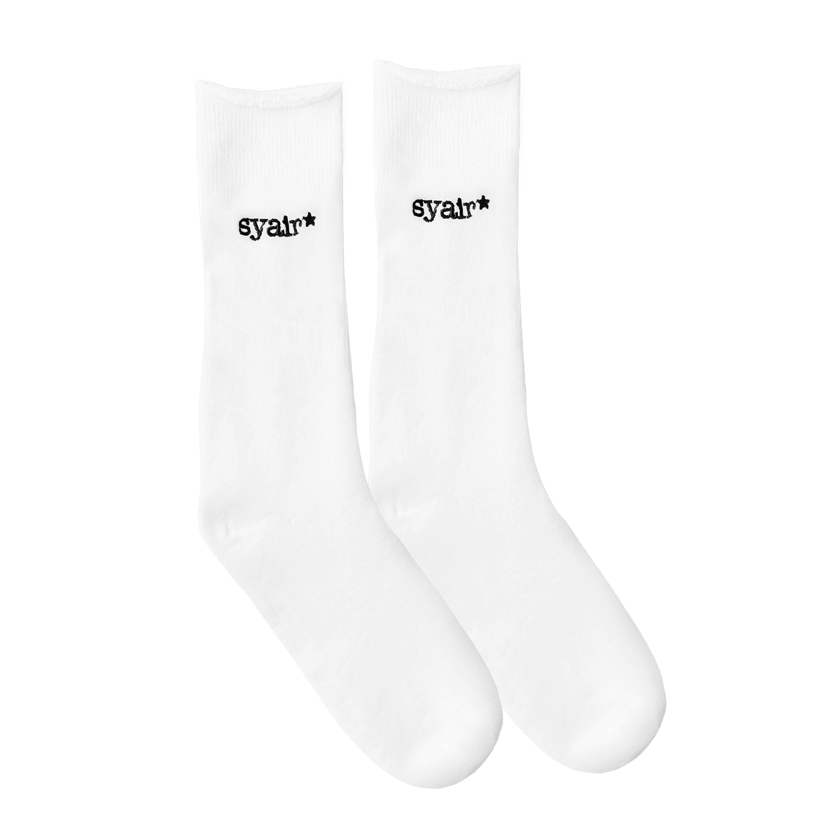 Syair Saihara - Typewriter Socks - BLACK