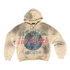SYNDICATE- Villan" ZIp Up Beige OS