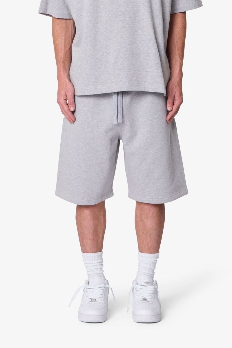 MNML - Heavy Basic Sweatshorts - Marled Grey