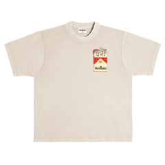 RICH DEAD IDOLS - MORE MONEY" T-SHIRT TAN
