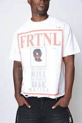 FRATERNAL - GREYISH YUMMY TSHIRT - WHITE