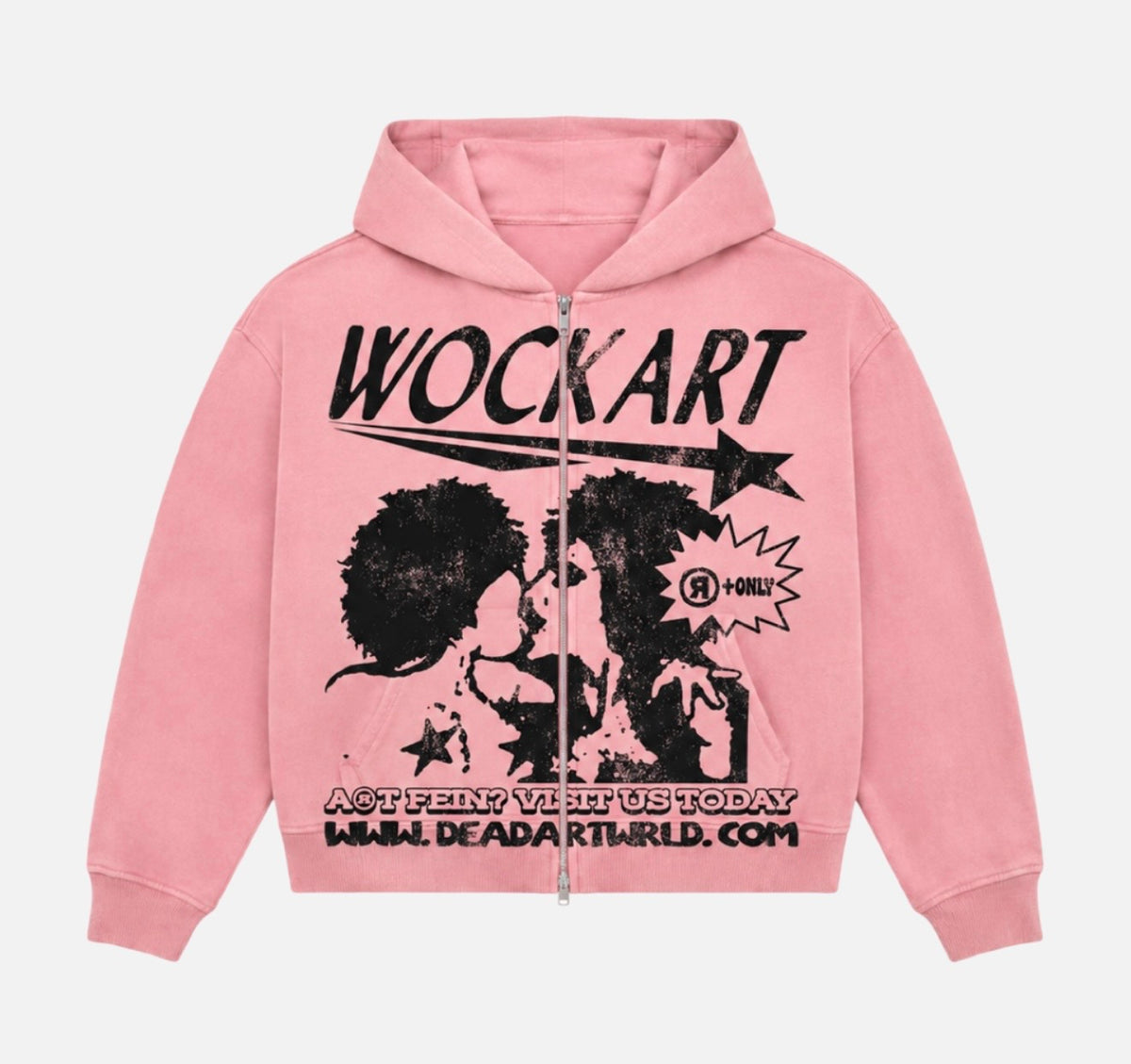 DEADART WORLDWIDE - WOCKART HOODIE - PINK