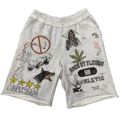 AMIS ET FLEURS - The "Sketchbook" Sweat Shorts