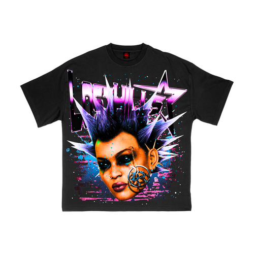 LOST HILLS 44 SPIKE TEE - BLACK