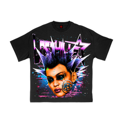 LOST HILLS 44 SPIKE TEE - BLACK
