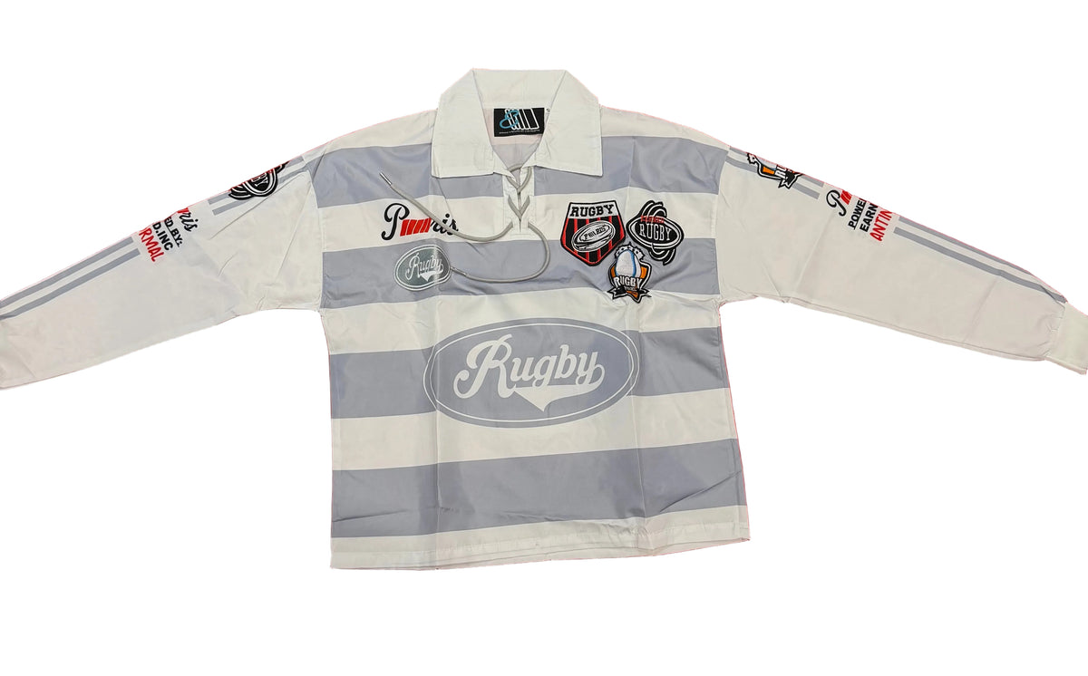 EARNED X P\\\\\RIS - RUGBY SHIRT - GREY
