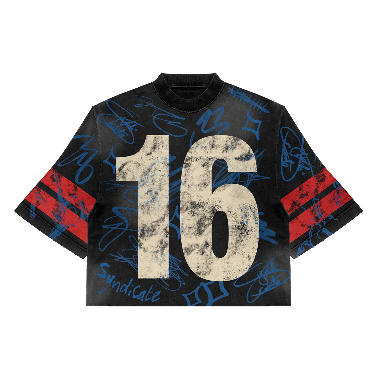 SYDICATE - 16 Crop Tee" Rare