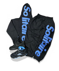 SOLITAIRE- JOGGER blk/blue