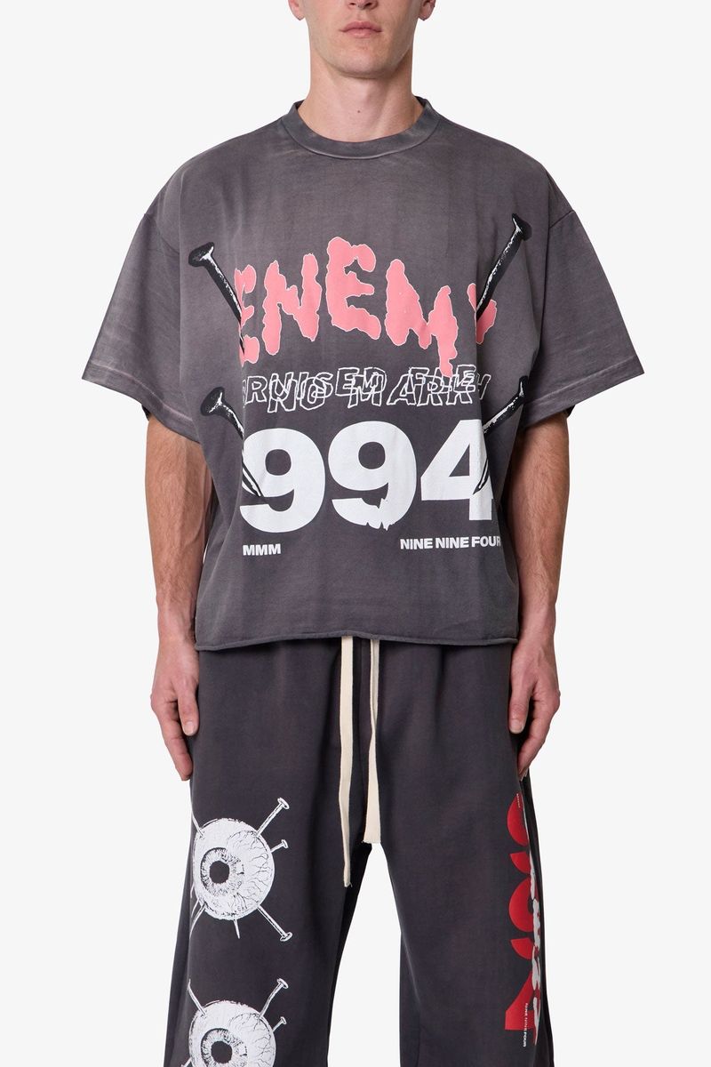 MNML - Enemy Tee - Washed Black