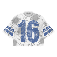 SYDICATE - 16 Crop Tee" Lucky