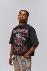 ESSENCE - SPIDER CROP T-SHIRT
