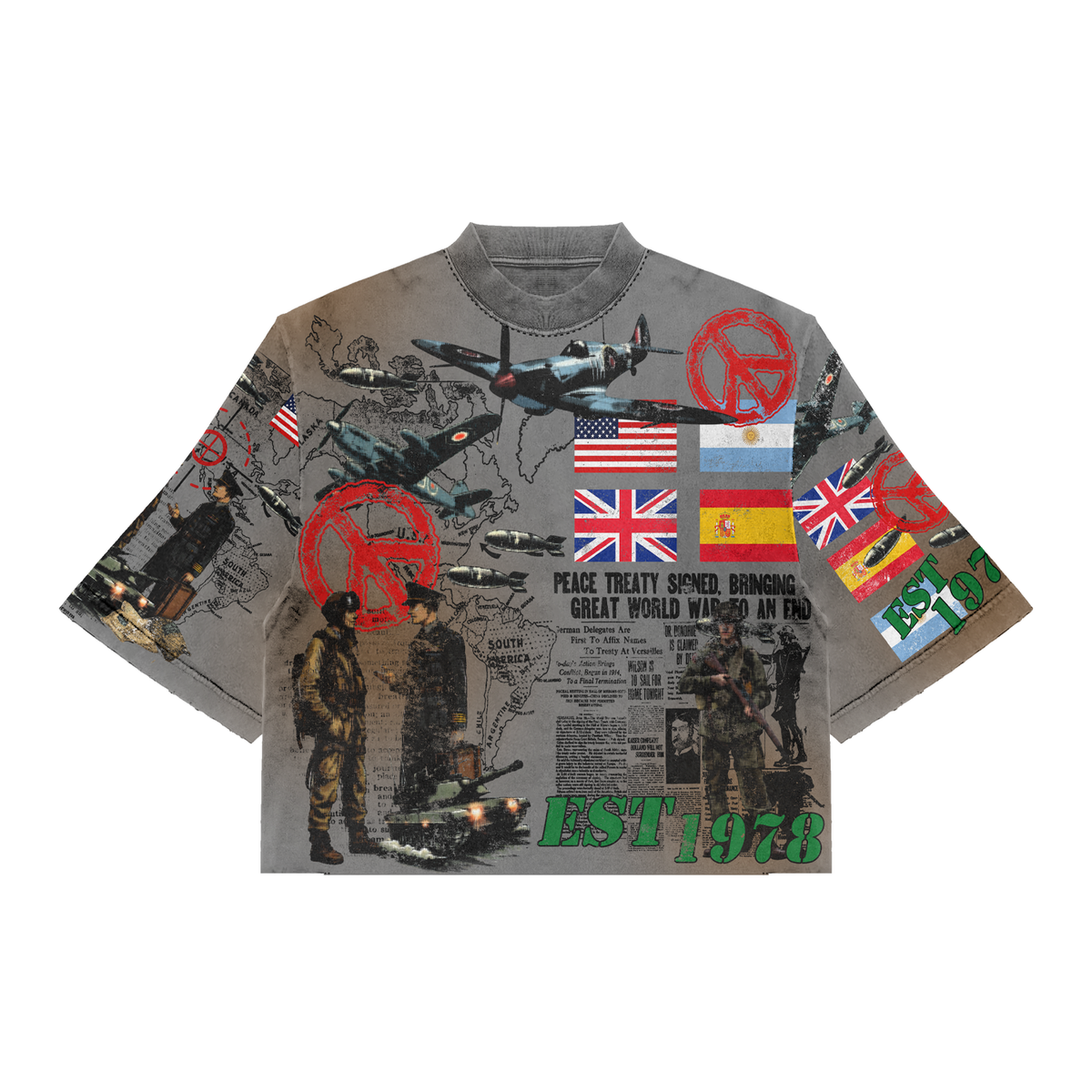 SYDICATE - Peace Treaty" Grey Wash