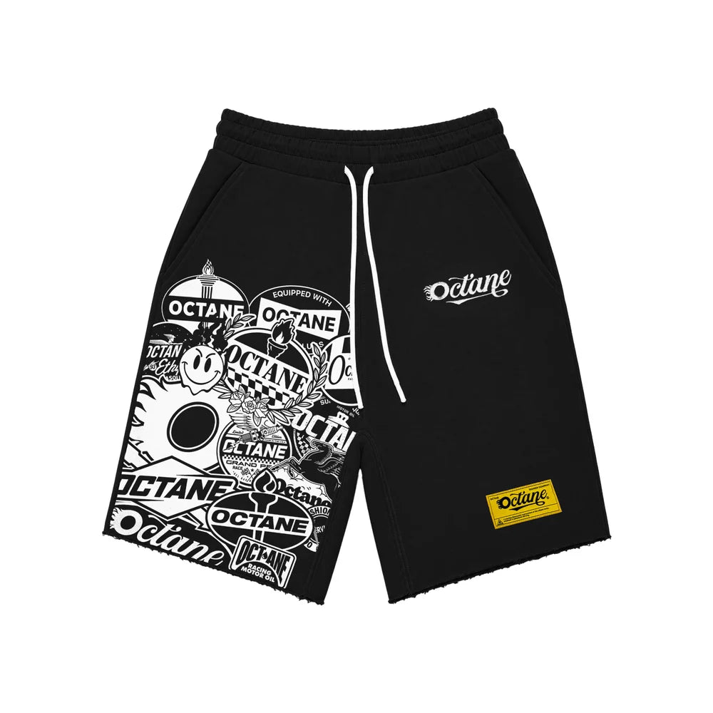 OCTANE 5 YEAR ANNIVERSARY SHORTS Black