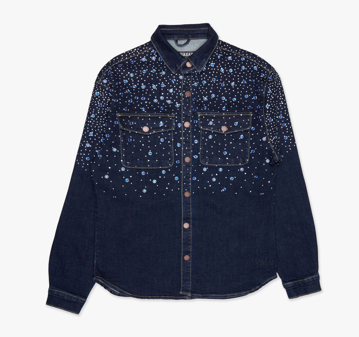 VALABASAS - BLITZ" DENIM SHIRT - INDIGO