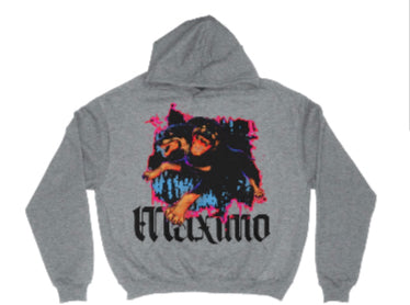 MAXIMO HOODIE - DOG - GRAY