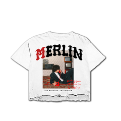Merlin - The Red Phone Tee White